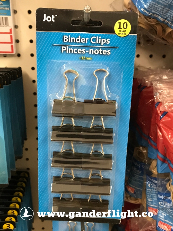 Why Binder Clips Run Circles Around “Chip Clips” - Gander Flight