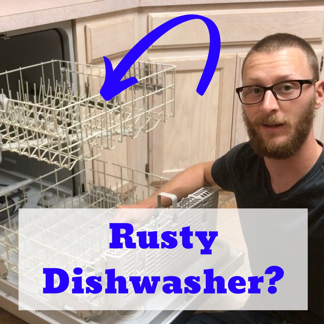 repair rusty dishwasher rack